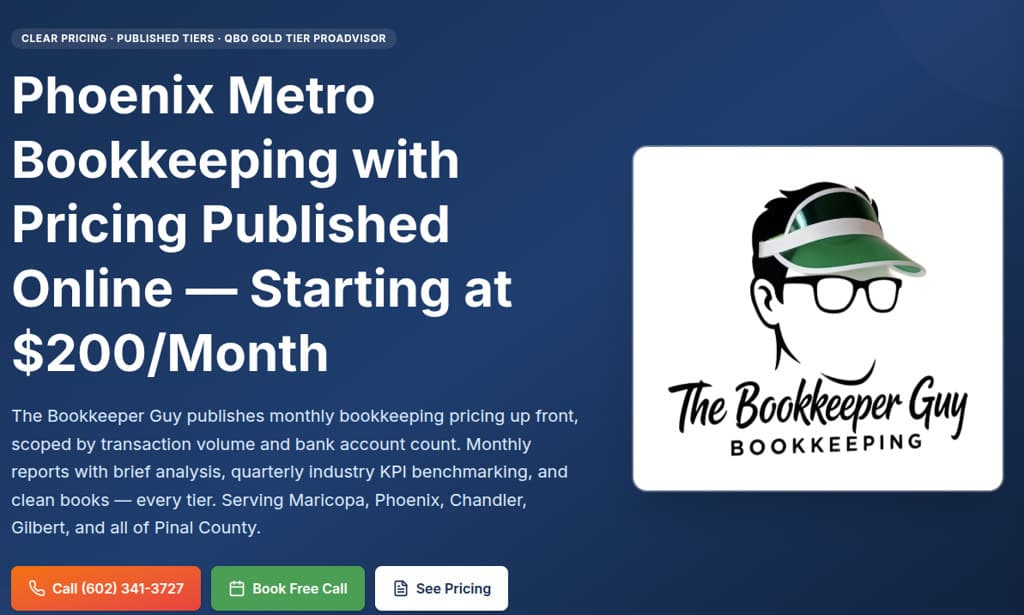 The Bookkeeper Guy website preview